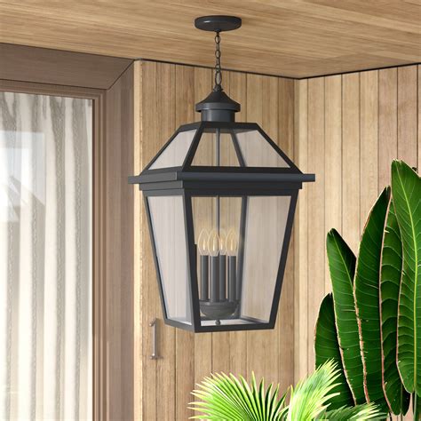 Lark Manor Manwe 4 Light Outdoor Hanging Lantern And Reviews Wayfair