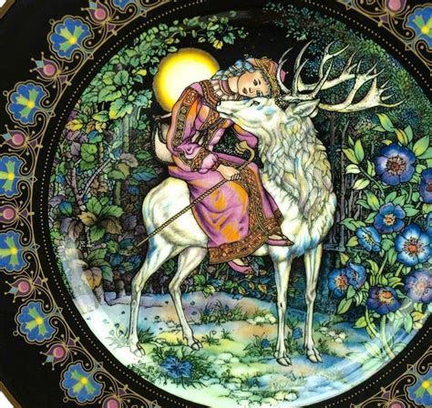Three Magical Fairy Tales Old Russia Plates By Gere Fauth