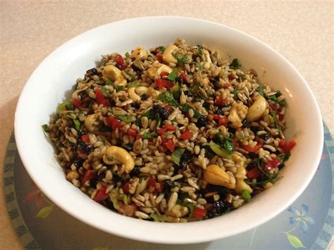 Brown Rice Salad With Cashew Nuts Salad Ingredients 1 And A Half Cups