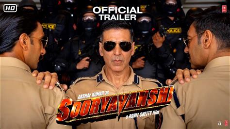Sooryavanshi Official Trailer Akshay Kumar Ajay Devgn Ranveer