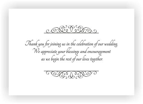 Maybe you would like to learn more about one of these? Thank You Note to accompany your wedding Return Gift ...