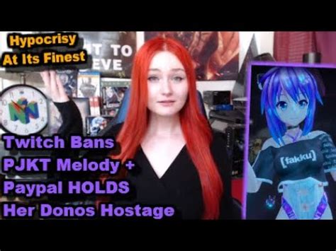 Twitch Hypocrisy Projekt Melody Twitch Ban Paypal Holds Her