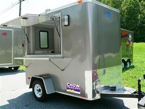 Mobile bakery food cart trailer for sale. 5 x 8 "Retro" Mobile Food Truck / Trailer Turn-key ...