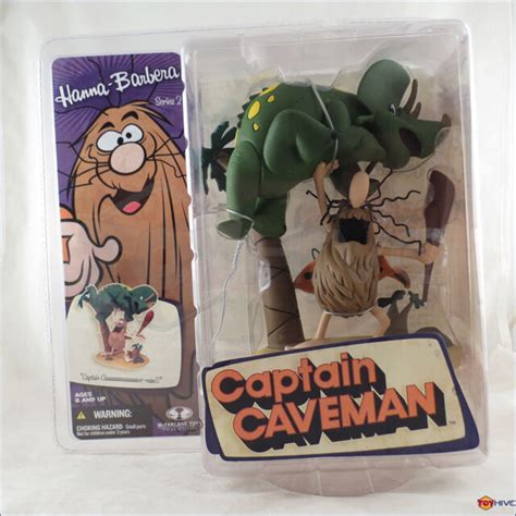 Hanna Barbera Figure Series Captain Caveman And Dinosaur Set By