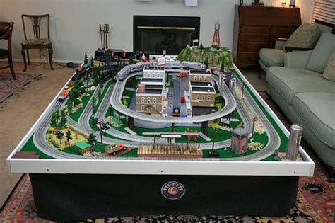 Fun With O Gauge Trains Without Going Broke Train Table Layout Train
