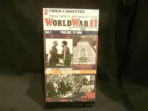 World War Ii Series Vhs Tape Vol 1 And Vol 2 Frank Capras Documentary