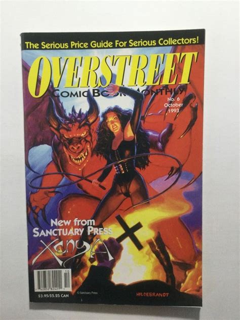 Overstreet Comic Book Monthly No 6 October 1993 Vf 80 Tracing