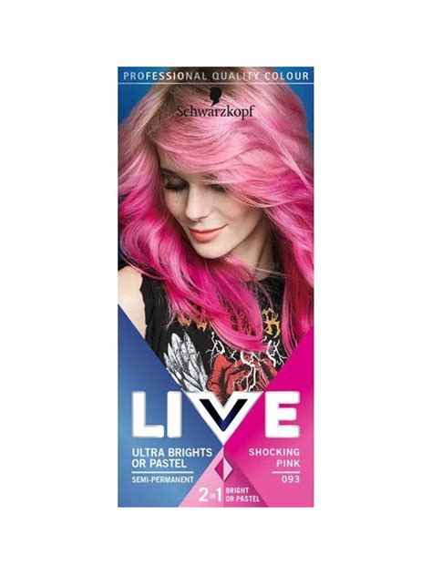 Live Shocking Pink 093 Semi Permanent Hair Dye Schwarzkopf