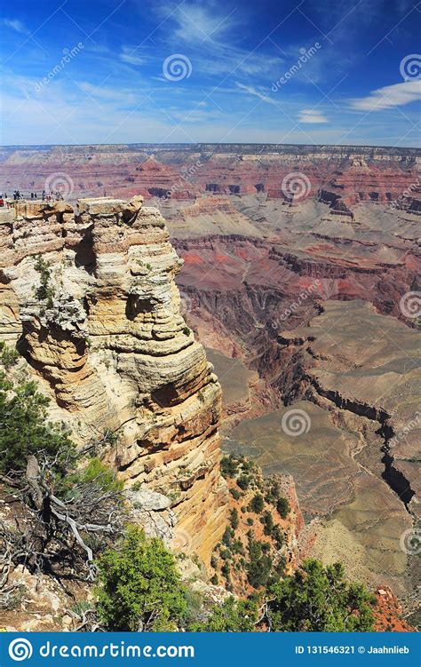 Grand Canyon National Park Spectacular View From Mather Point On The