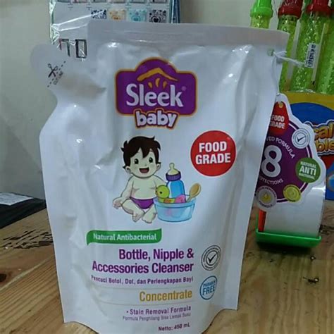 Jual Sleek Baby Antibacterial 450ml And 900 Ml Sabun Pencuci Botol Dan