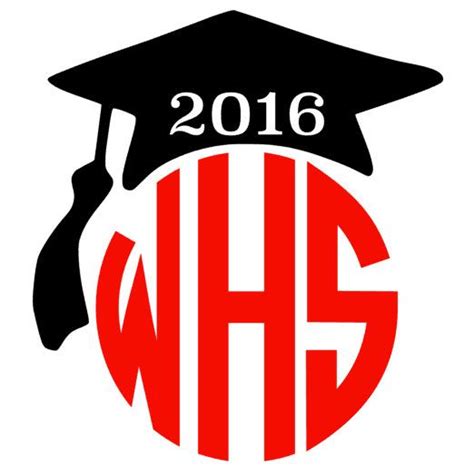 Graduation Cap Monogram Decal by ShopSouthernBowtique on Etsy | Graduation cap monogram ...