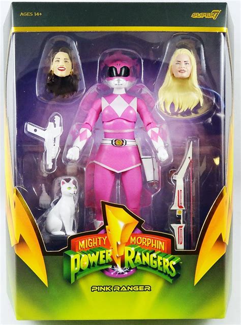 Mighty Morphin Power Rangers Figurine Ultimates Super7 Pink Ranger