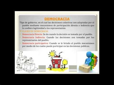 Las democracias son sistemas de gobierno basados en el principio moral de la igualdad política de los ciudadanos. Democracia Directa e Indirecta - YouTube