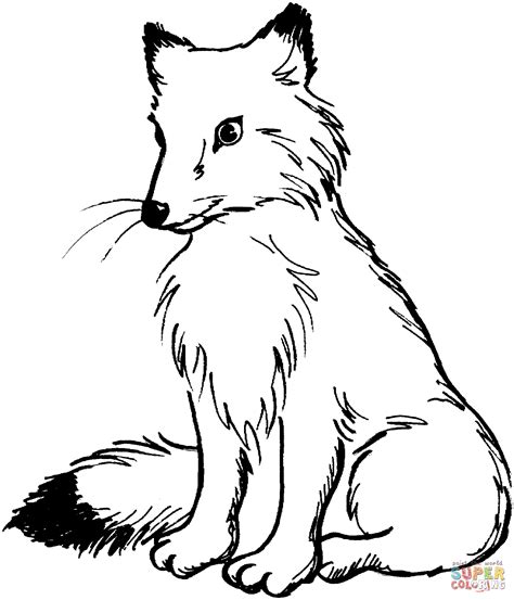 Red Fox Coloring Page Free Coloring Page Coloring Home