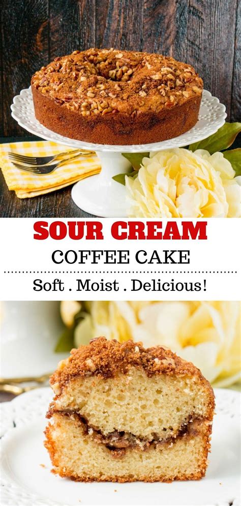 Sour Cream Coffee Cake | Recipe | Coffee cake, Sour cream coffee cake