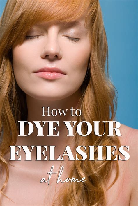 How often do you dye your whole head? How to Dye Your Own Eyelashes | Tutorial With Before ...