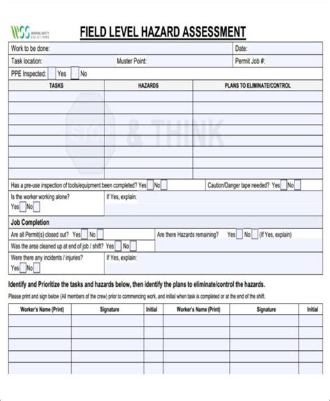 FREE 44 Assessment Forms In PDF MS Word Excel