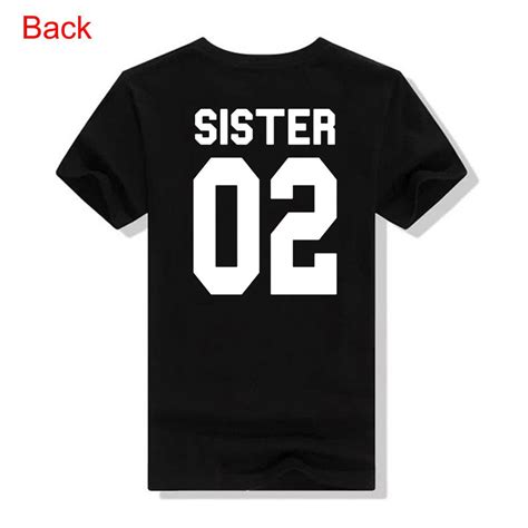 Buy Women Fashion Summer Casual Best Friends T Shirt Sister 01 Sister