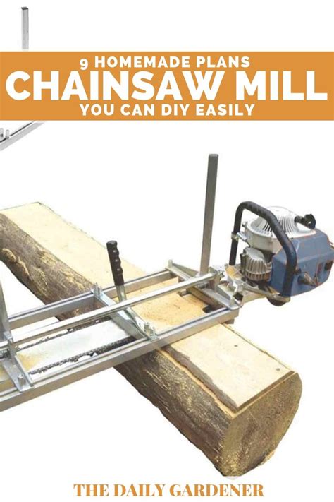 Homemade Chainsaw Mill Homemade Bandsaw Mill Portable Chainsaw Mill