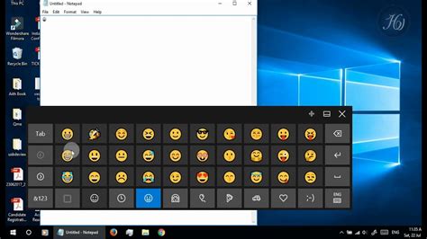Emoji Keyboard How To Use Emoji In Windows 10 8 Or 81 Youtube
