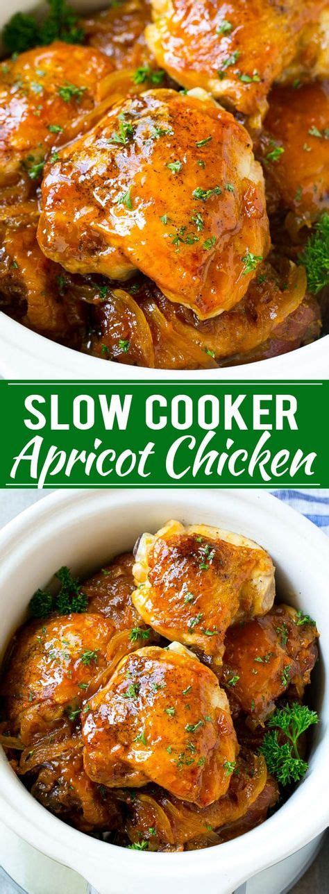 Grill for about 10 minutes or until grill marks appear. Apricot chicken (use GF preserves) | Slow cooker chicken ...