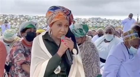 Watch Lindiwe Sisulu Asks The Shembe Church To Pray For The Unity Of