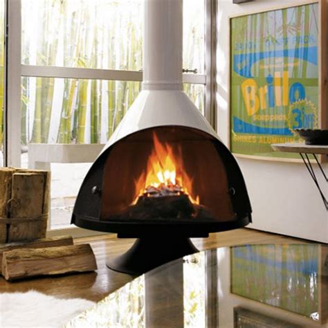 These fireplaces are also equipped to handle a set of vented or vent free gas logs. Sleek freestanding fireplaces designed by Malm
