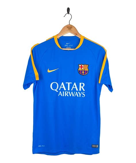 2015 16 Fc Barcelona Training Shirt M The Kitman Football Shirts