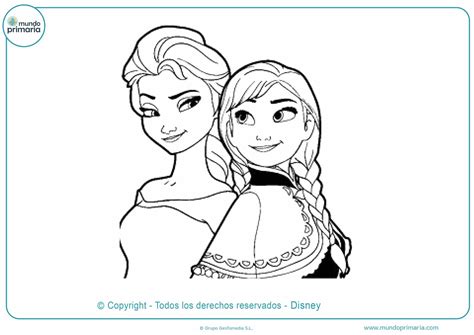 Elsa Frozen Dibujos De Elsa Y Anna Para Colorear E Imprimir
