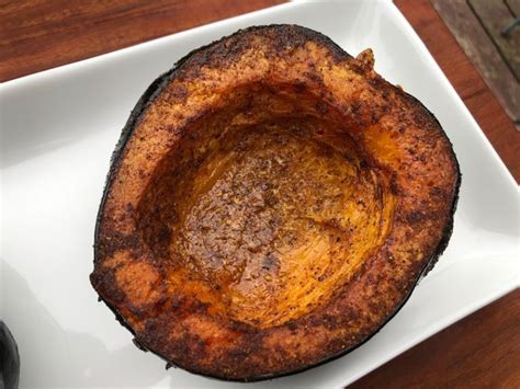 Smoked Acorn Squash Butter Basted Bliss Extraordinary Bbq