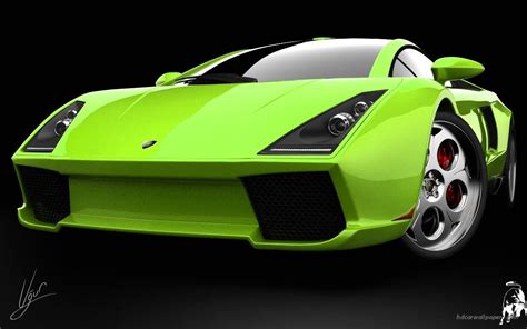 Super Car Hd Wallpapers Lamborghini Green Concept Hd Wallpaper