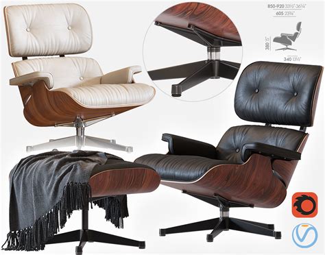 Eames Lounge Chair 3d Model Cgtrader