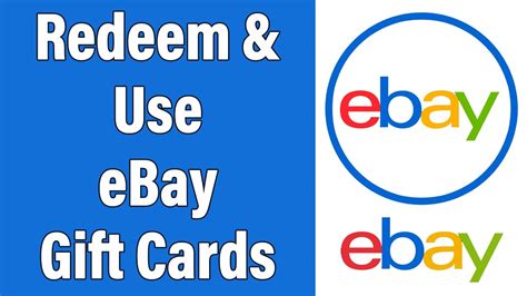 How To Redeem EBay Gift Card Redeem Use EBay Gift Cards Coupons EBay Bucks YouTube