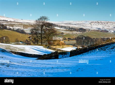 Hawes Winter Yorkshire Dales Stock Photo Alamy