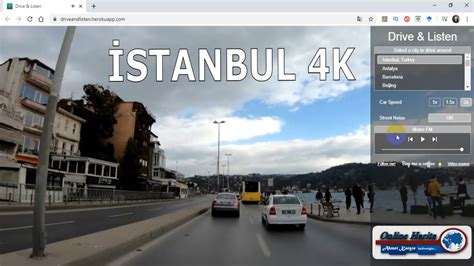 Hey, i am a master's student in munich and during the pandemic, i created drive and listen web app where you can drive through different cities and listen to their local radio stations. Drive and Listen ile İstanbul 4K - YouTube
