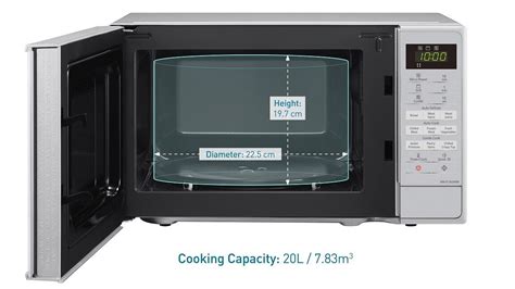 New Panasonic Nn K18jmmbpq Freestanding Microwave With Grill 20l Silver