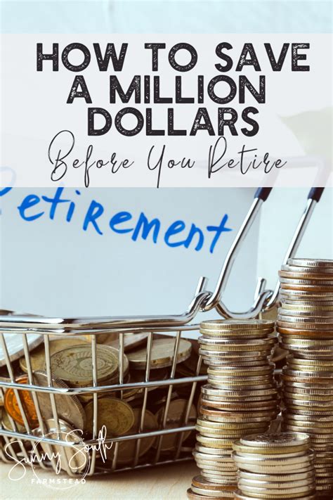 How To Save A Million Dollars Before You Retire Money Saving Tips