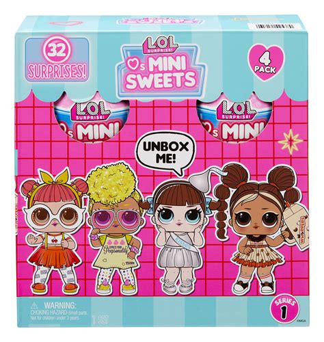 Lol Surprise Loves Mini Sweets Dolls 4 Pack 2 Jolly Rancher Hershey’s Chocolate Whoppers
