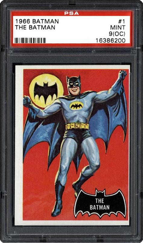 1966 topps batman non sports tcg cards psa price guide