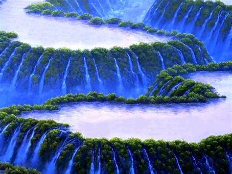 Beautiful Waterfall Mountains And Waterfalls Photo