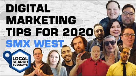 Digital Marketing Tips For 2020 Smx West Youtube