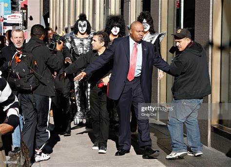Gene Simmons Paul Stanley And Tommy Thayer Of Kiss Arrive At Photo