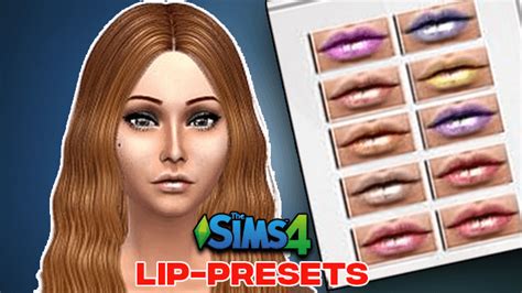 Sims 4 Lip Presets Cc And Mods Bigger Lips 2023 Download