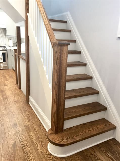 White Oak Stair Treads And Risers Jackkiddle