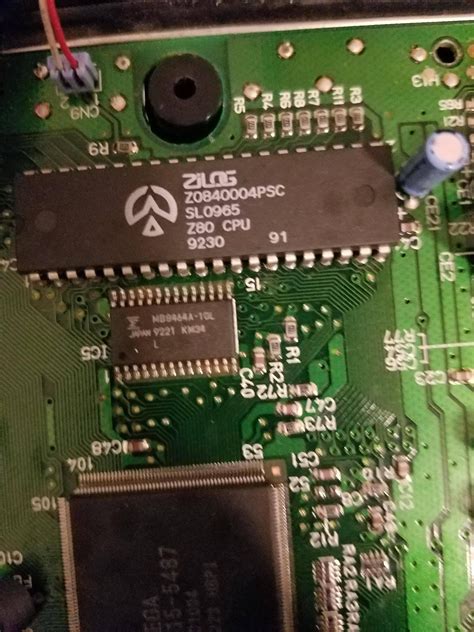 Heres A Picture Of A Zilog Z80 Inside My Sega Genesis 195