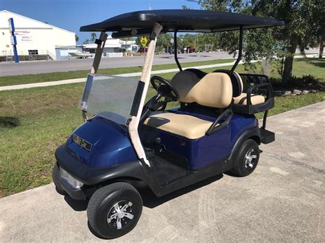 Blue Club Car Precedent Islander Series Golf Cart Cambenau Custom