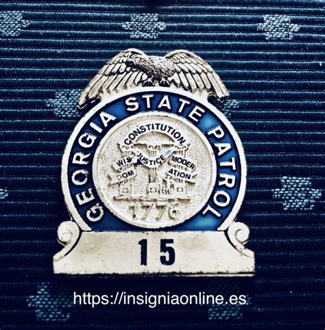 Georgia State Patrol Badge Police Badge Badge Georgia State