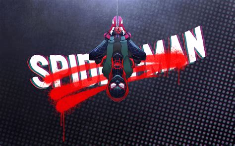 Spider Man Into The Spider Verse Upside Down Wallpaper High Quality Gasemates