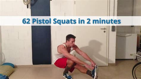62 Pistol Squats In 2 Minutes Youtube