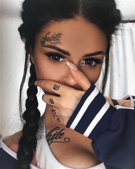 The Best 28 Face Tat Cute Small Face Tattoos For Females Trendqachieve
